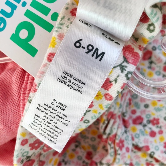 CARTER’S 6-9 Floral Romper Cardigan Headband Set - Picture 13 of 15